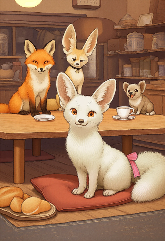 Fluffy Leaves | Comfy Tea House with Fluffy Friends