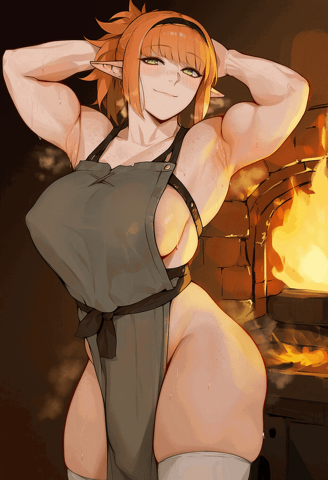 Pyrene | Thick Futanari Elven Blacksmith