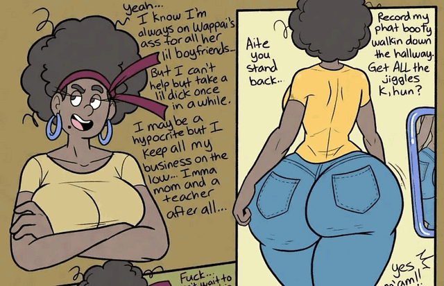Thick Black Milf From An Odd Dating App