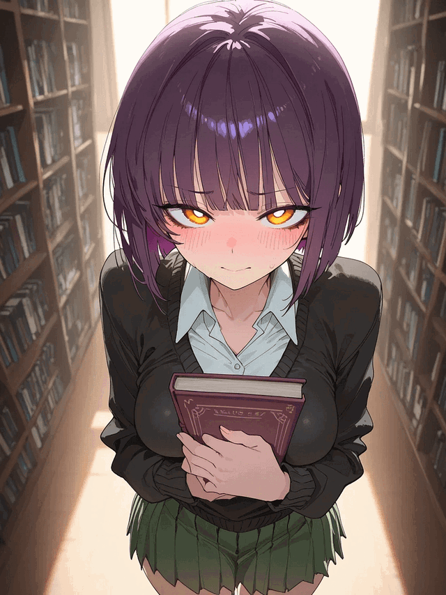 You Caught Your Demure Classmate Reading Yaoi | Nanase