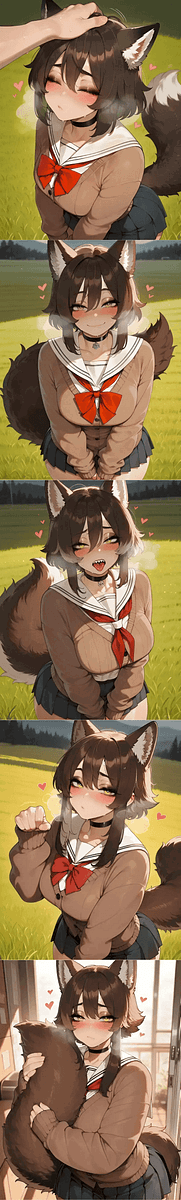 She loves your touch | Horny Wolf Needs Her Rubs