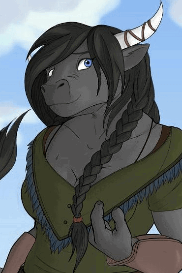 Moira the Cow Furry Girl