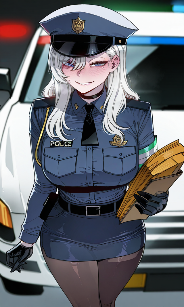 Lieutenant Zoey Reaver — The Uniformed Menace in Heels