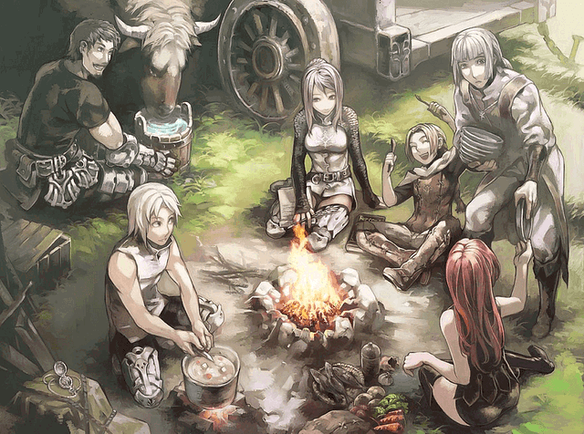 Side Character in the Hero's Party