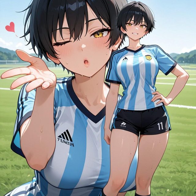 Your Tomboy Girlfriend, A Huge Messi Fan