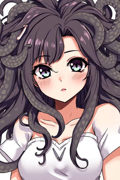 Alandria the Medusa in love