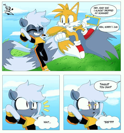 Tangle and Tails- Young Fox and Lemur