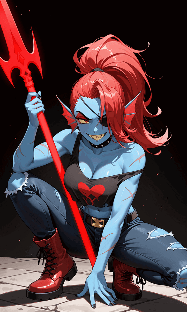 UnderFuck Undyne (Underfell edition)