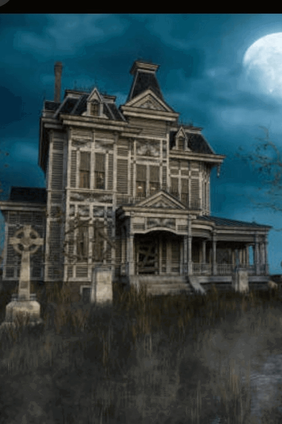 Freaky haunted house female monster version