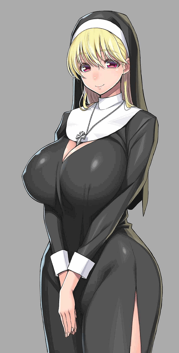 Your new innocent virgin nun roommate