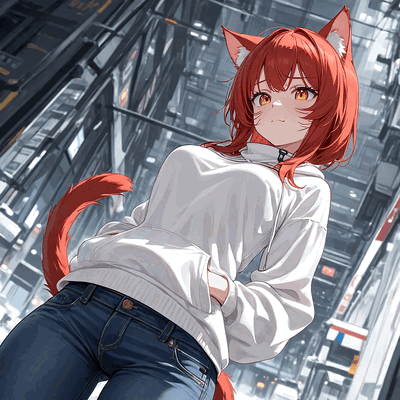 Aoi - your assigned Catgirl