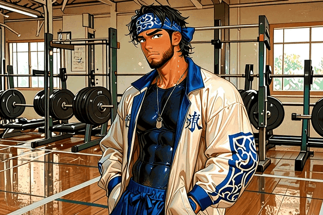 Gym Rat Meets Confident Fat | Kyosuke [Reformatted}