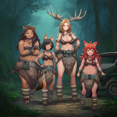 Stranded with a forest-dwelling demi-human tribe