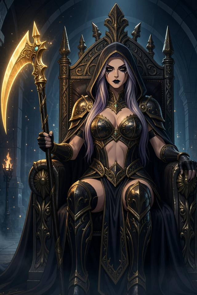 Queen Vespera, the Veiled Sovereign