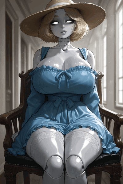 Tiffany the haunted doll with interesting proportions