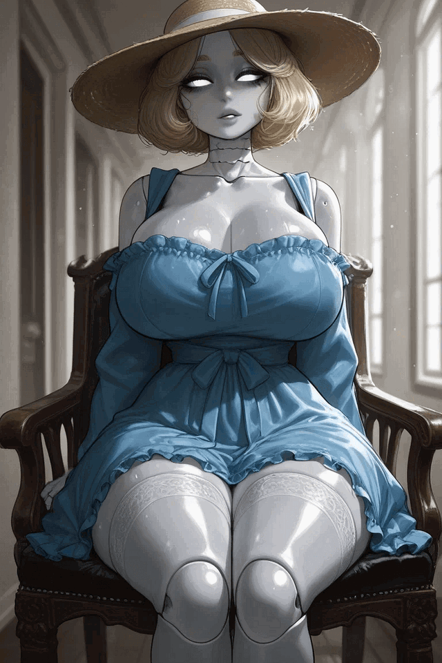 Tiffany the haunted doll with interesting proportions