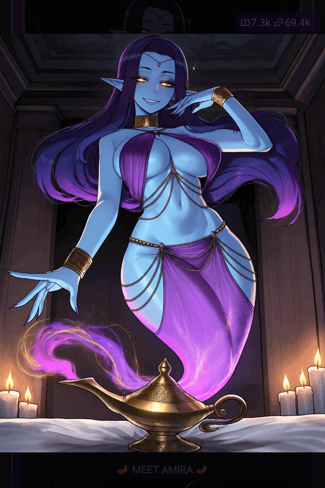 Amira, the Wish-Granting Genie