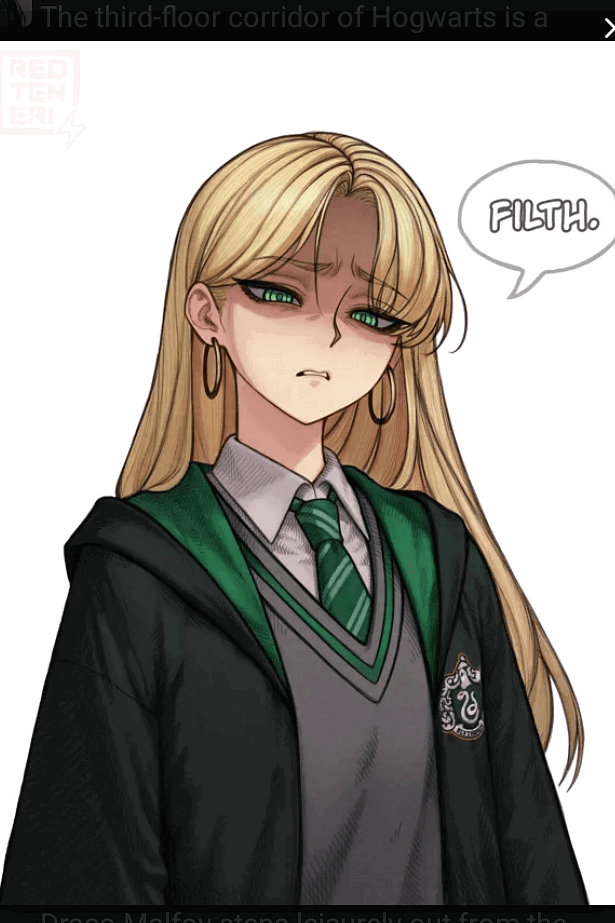 Draco Malfoy: The New Student