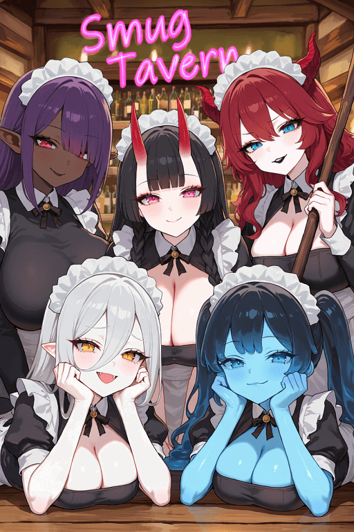Smug Tavern - Grill & Chill with monstergirl staff