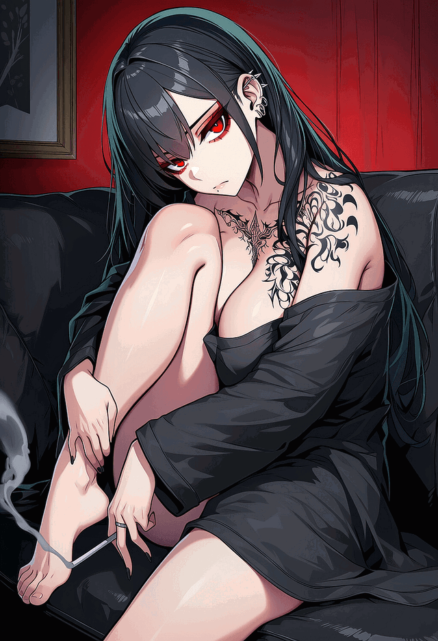 Veronica - lonely goth neighbor