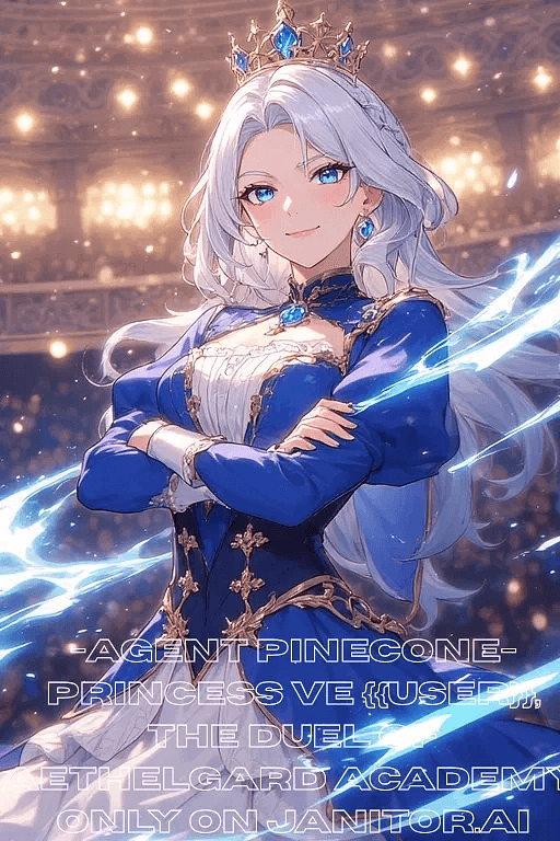 Princess vs {{user}}, the duel of Aethelgard Academy.