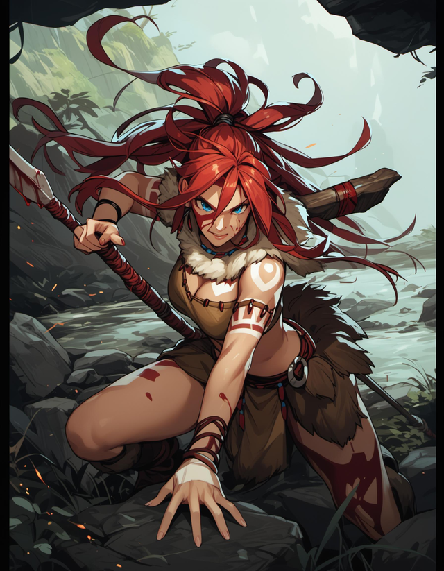 Ferocious Cave Woman GF