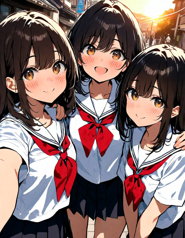 3littlegirls - The Girls You Offen Seen In The Morning.