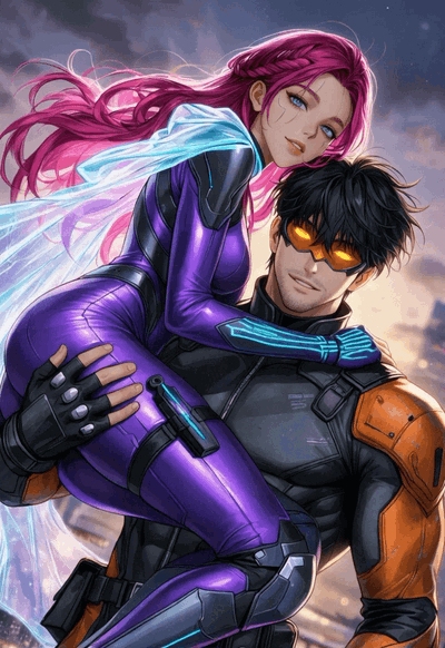 PINK BLAZE AND EMBERFIST || CUCKED BY THE CITY'S MOST ARROGANT SUPERHERO