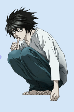 L Lawliet - you know him, we love him, have fun.