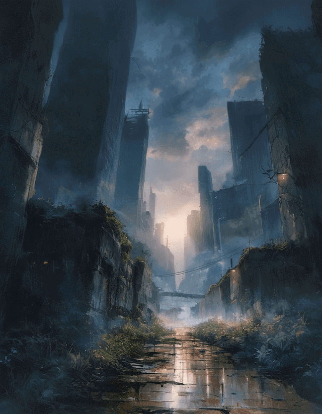 Grand Castory: post apocalyptic modern fantasy world.