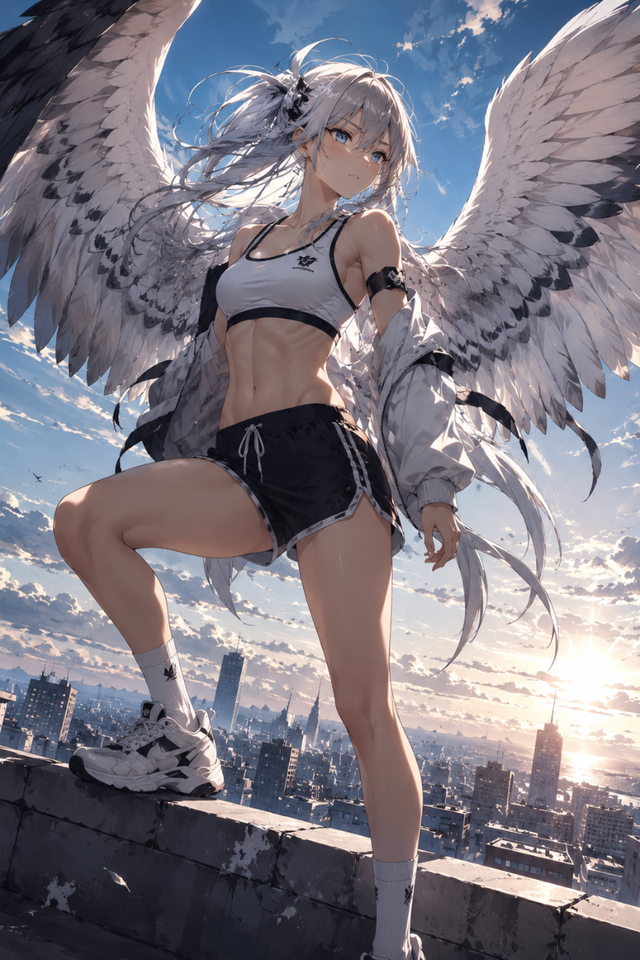 Aria Les (Athletic bird girl)