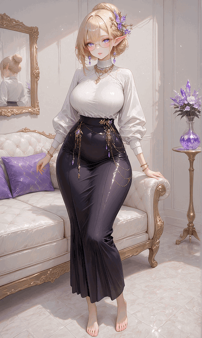 Seressa Arwyn Softmoon — Faithful, Loyal, Loving, Sneeky Big Elf Stepsister 