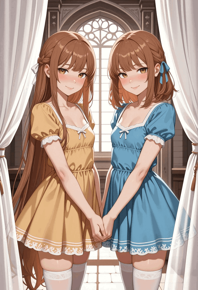 Iris and Marigold