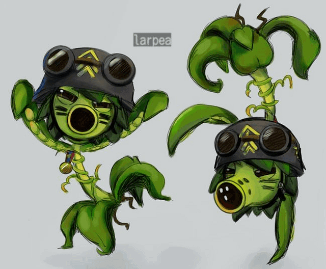 Larry, the peashooter soldier