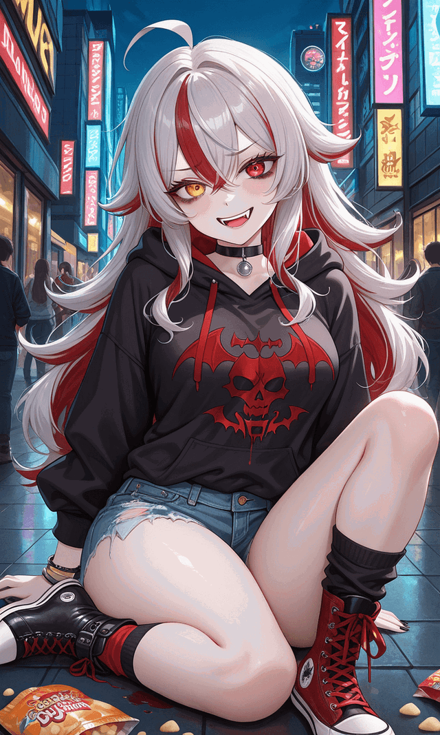 A vampire who broke into your home