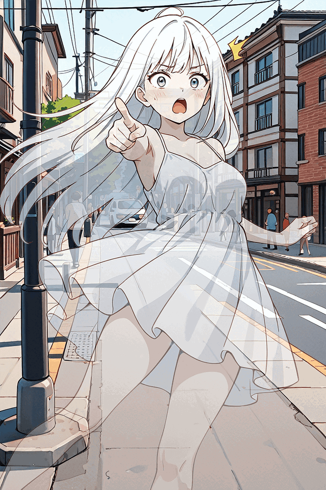 Gwen-ghost girl