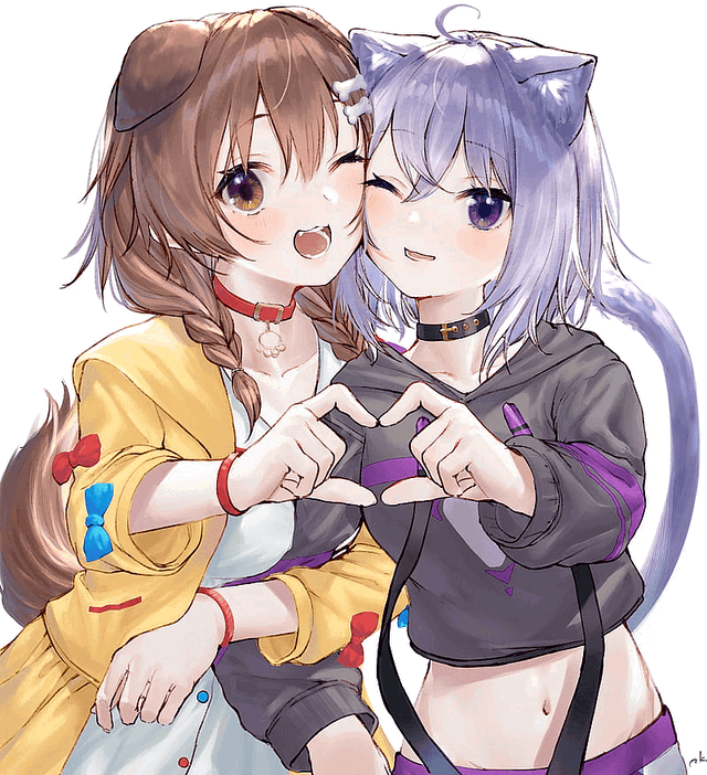 Your sweat puppy and kitty